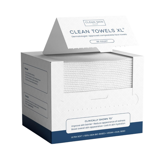 Clean Skin Club XL Disposable Towels 12" x 12" - The Curated Skin Studio