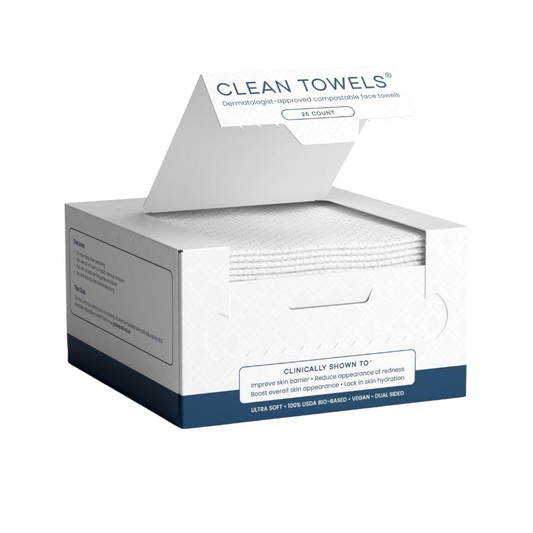 Clean Skin Club Disposable Towels 8" x 8" - The Curated Skin Studio